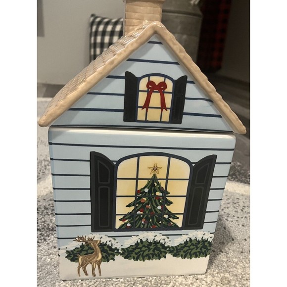 Grandin Road Christmas cookie jar - Picture 4 of 8